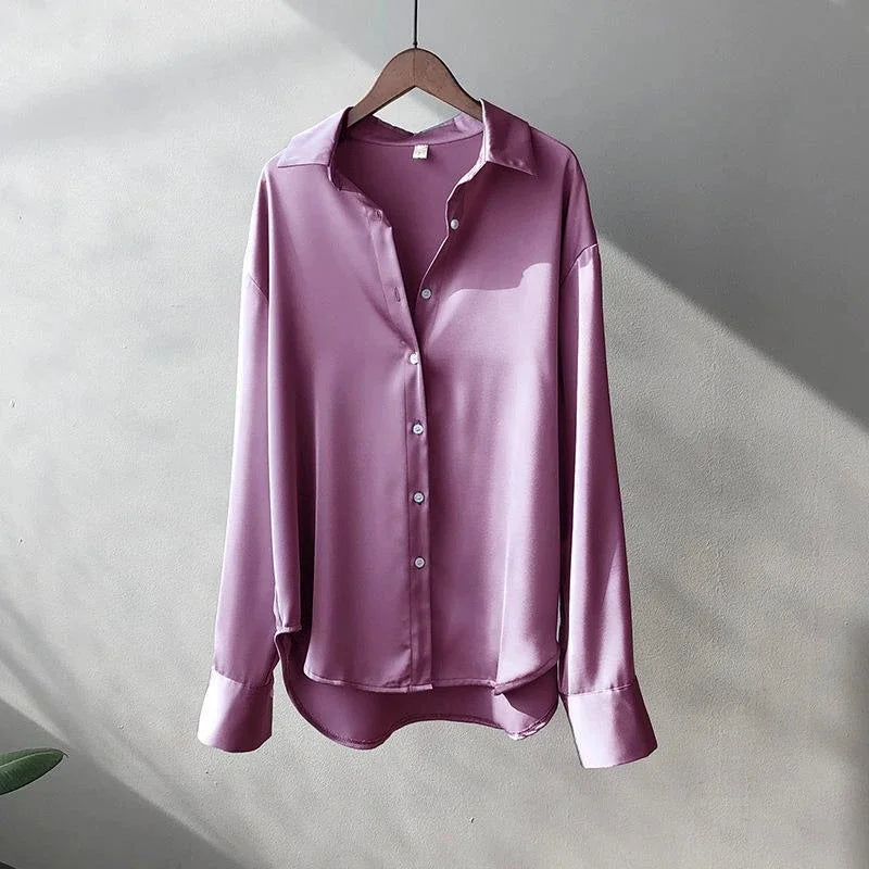 2025 camisa y blusas de primavera Jersey nuevo cárdigans mujer Top tejido coreano manga larga solapa botón elegancia dulce abrigos casuales