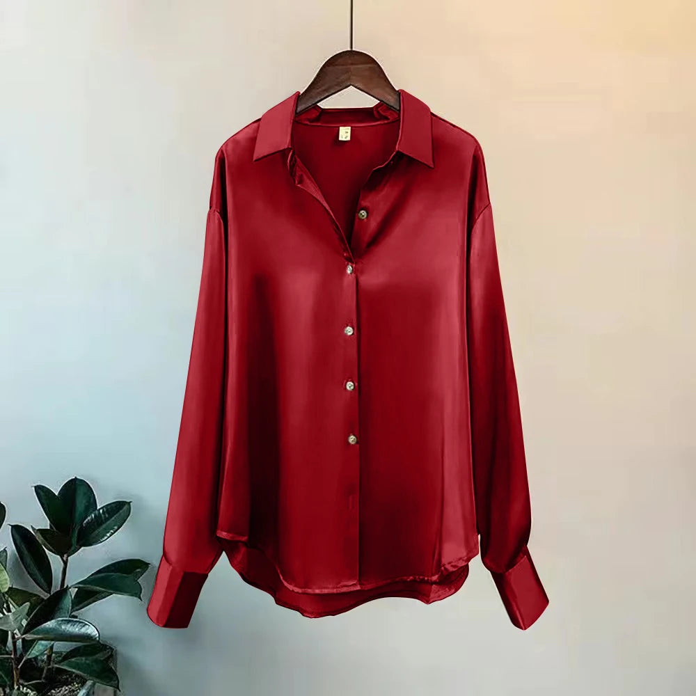 2025 camisa y blusas de primavera Jersey nuevo cárdigans mujer Top tejido coreano manga larga solapa botón elegancia dulce abrigos casuales