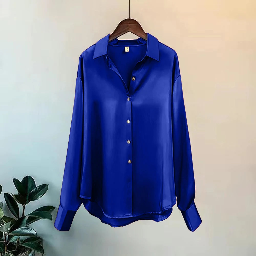 2025 camisa y blusas de primavera Jersey nuevo cárdigans mujer Top tejido coreano manga larga solapa botón elegancia dulce abrigos casuales