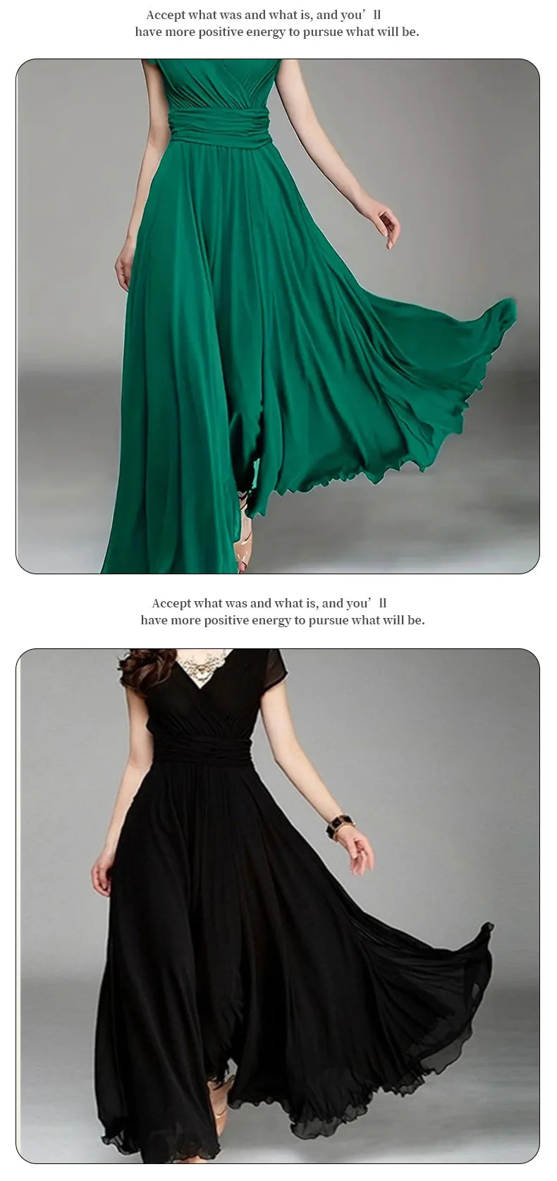 Vestido de noche de gasa de manga corta para mujer, vestido de fiesta femenino, monocromático, bohemio, largo, elegante, nuevo, 2022
