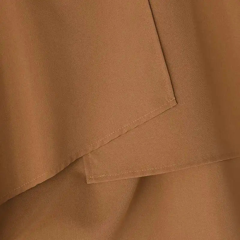ZANZEA-Blusa de media manga para mujer, Tops de doble capa, camisa informal, Túnica de cuello redondo, Blusas lisas simples y elegantes de gran tamaño, verano 2025